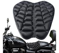 jupsjuice Cojín de asiento de motocicleta, suministros de conducción resistente al desgaste, tapete de asiento transpirable para motocicleta, para hombres, mujeres, novio, abuelo, tío, vecino, hijo