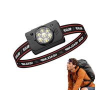 jupsjuice Luces delanteras para frente, equipo de lámpara de faro impermeable, lámpara LED para cabeza, para camping, pesca al aire libre, senderismo, correr, ciclismo, caminata nocturna