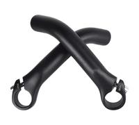 jupsjuice Manillar de bicicleta - 21,5 - 22,2 mm Terminales de barra para bicicleta - Terminales de manillar ergonómicos - para desplazamiento fuera de carretera senderismo viaje montaña Road Trip