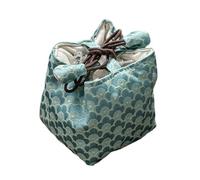 jupsjuice Organizador de bolsas de té, de tela estética con cordón, de almacenamiento de herramientas de té chino, para el hogar, oficina, viajes, camping, picnic, viaje por carretera