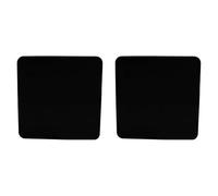 Juqoyue 2 Alfombrillas Absorbentes de Gel de Sílice para Máquina de Hielo, Almohadilla de Secado Antideslizante para Electrodomésticos de Cocina, 37,5 X 37,5 cm, Color Negro