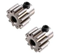 Juqoyue 2 Piezas de Engranaje de Motor de Metal, Piñón, 32P, 11T, 3,175 mm, 6747 para TRX4, 6X6, TRX6, Piezas de Actualización de Coche RC