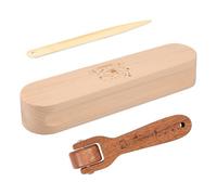 Juqoyue 3 Piezas de Badajos de Sastre de Madera de, Juego de Tableros de con Rodillo de Costura, Herramientas de Costura y Acolchado de Madera, Herramienta de Costura para Coser