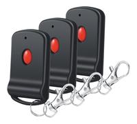 Juqoyue 3 Piezas de Control Remoto para Abre-Puertas de Garaje, Transmisor Remoto Portátil para Garaje, 10 Interruptores DIP para Puertas 3060 3089 4120 300 MHz