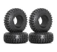 Juqoyue 4 Ruedas de Goma de 108 mm y 1,9 Pulgadas para Coche Teledirigido de Control Remoto 1/10 para Axial SCX10 II III 90046 TRX4 D90 Redcat