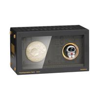 Juqoyue Altavoz inalámbrico Bluetooth transparente HiFi Subwoofer Caja de sonido Decoración del hogar Luz nocturna Altavoz Reproductor de música B