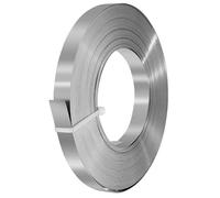 Juqoyue Bobina de Acero Inoxidable 304 de Alta Calidad, Fleje de Carrete de Cable de Acero Inoxidable, Cinta de Fleje de 12 mm X 0,4 mm X 30 M