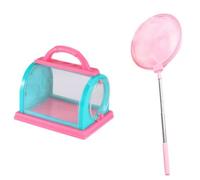 Juqoyue Caja de Insectos Al Aire Libre Bug Viewer Magnifier Observer Kit Catcher Jaula Niños Naturaleza Exploración Herramientas