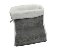 Juqoyue Calentador de Pies Eléctrico de Doble Cara, Almohadilla Térmica para Pies, Calentador de Pies para el Hogar, Oficina, Debajo de la Mesa, Escritorio, Enchufe de la UE-B