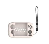 Juqoyue Carcasa para Gamepad con Cordón Protector para Consola de Juegos RG CubeXX, Protectora A Prueba de Rayones, Color Cremoso