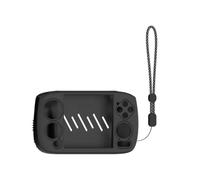 Juqoyue Carcasa para Gamepad con Cordón Protector para Consola de Juegos RG CubeXX, Protectora A Prueba de Rayones, Color Negro