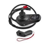 Juqoyue Controlador de Joystick con Motor Cepillado de Doble Accionamiento de 24 V con Control Remoto, Corriente Máxima de 45 A para Silla de Ruedas Eléctrica de Interior y Bicicleta