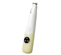 Juqoyue Cortadora de Pelo Eléctrica para Gatos y Perros, Herramienta Universal para Afeitar Mascotas, Recortadora Eléctrica de Bajo Ruido, Color Amarillo