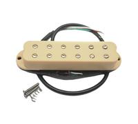 Juqoyue de Guitarra de Bajo Ruido y Alto Rendimiento, Bobina Doble, de Guitarra Simple, Piezas de Guitarra Amarillas