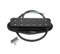 Juqoyue de Guitarra de Bajo Ruido y Alto Rendimiento, Bobina Doble, de Guitarra Simple, Piezas de Guitarra, Color Negro