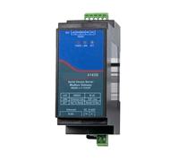 Juqoyue Din-Rail ZLAN5143D Servidor de dispositivo serie Modbus Gateway RS485 De a IP DC9-24V Soporta dúplex completo