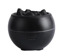 Juqoyue Humidificador con Luz LED de Lava de Volcán Simulado, Difusor de Aceite Silencioso por USB, Humidificador de Aire con Nebulización de Luz, A