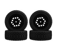 Juqoyue Juego de Ruedas Hexagonales de 12 mm con Insertos de Espuma para Camión RC Short Course 1/10 Compatible con Slash 2WD