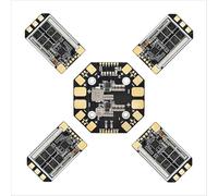 Juqoyue Kit ESC AM32 6S 65A 4XESC+1XPDB 12V-25,2V 3-6S para Dron FPV de 10-13 Pulgadas, RC, Coche RC ESC