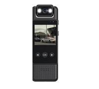 Juqoyue L12 WiFi Mini Cámara 1080P Grabadora de Vídeo Digital Portátil Cámara de Cuerpo Pequeño 180 Rotación Videocámara en Miniatura para Deportes Al Aire Libre