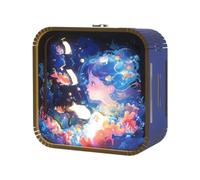 Juqoyue Luces de Estéreo de Madera para Bricolaje con Táctiles A Mano, Regalos de Temporada de Graduación, Luz de Noche, Regalos, A