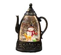 Juqoyue Luz de Noche LED Estilo Tetera Retro: Decoración Navideña Popular, Lámpara Brillante para Niños, Regalo Ideal para Navidad.