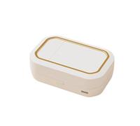 Juqoyue Máquina de Limpieza Ultrasónica para Limpieza de Lentes de Contacto Dispositivo de Limpieza de Pupilas Portátil de Tiempo Fijo de Cuatro Bloques A