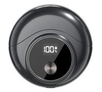 Juqoyue Mini Afeitadora Eléctrica, Motor de Alta Velocidad, Resistente Al Agua, Recargable por USB, Portátil, de Viaje, Color Negro