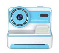 Juqoyue Mini Cámara de Impresión Instantánea para Niños, Cámara Digital para Selfies de 30 MP, HD 1080P, Cámara de Impresión Térmica, Divertido Regalo para Hacer Tú Mismo