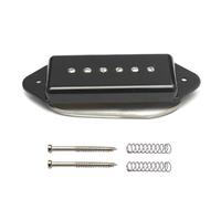 Juqoyue Pastillas de Bobina Simple Alnico 5 con Forma de Oreja de Perro P90 Vintage, para Guitarra Eléctrica, Sonido Retro Tradicional, Puente de Piano de 52 mm