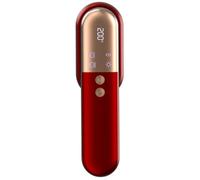 Juqoyue Peine de Masaje Multifuncional, Cepillo de Masaje con Vibración Eléctrica, Cepillo de Masaje para el Crecimiento del Cabello con Luz Roja para el Cabelludo