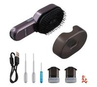 Juqoyue Peine Eléctrico para Masaje del Cabelludo, Masajeador Portátil para el Cabelludo, Masajea el Cabelludo Mientras Nutre el Cabello, Alivia la Presión de la Cabeza
