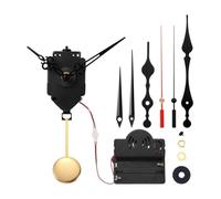 Juqoyue Reloj con Mecanismo de Péndulo de Cuarzo, Mecanismo de Oscilación, Timbre y Melodía, Kit de Reloj con 3 Pares de Manecillas, Piezas de Reparación de Reloj para Bricolaje