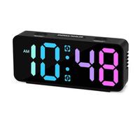 Juqoyue Reloj Despertador Pequeño y Ruidoso para Adultos Que Duermen Profundamente, Relojes de Viaje Compactos para la Mesita de Noche del Dormitorio, Apto para Niños y Adolescentes