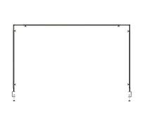 Juqoyue Soporte de Varilla sobre la Mesa con Abrazaderas, de 46 A 100 Pulgadas de y 29 A 55 Pulgadas de Alto, Soporte de de Globos para Mesa, Color Negro