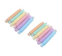 Juqoyue Tubo Emisor de Luz de 2,9 cm Tubo Telescópico Emisor de Luz de Descompresión Tubo de Agua con Luz LED Caja de Color 12 Piezas