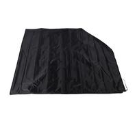 Juqrelith Cobertura para Carrito de 4 Pasajeros, Impermeable, Tela Oxford 285x122x168 cm, Negro - Protección Completa, Resistente al Agua y al Sol, Fácil Instalación en Exterior e