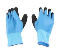 Juqrelith Guantes Aislantes para Electricista, 400V Resistencia, Caucho Antideslizante, Guantes de Alta Tensión - Aislamiento Seguro, Textura Antideslizante, Uso en Equipos Eléctricos