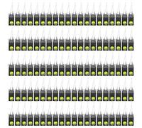 Juqrelith Kit de 100 Piezas LED de 3mm con Portalámparas Lateral de Agujero Único, Accesorios Industriales, Luz Azul - Protección y Estabilidad para LEDs, Material Resistente a Altas (Luz amarilla)