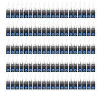 Juqrelith Kit de 100 Piezas LED de 3mm con Portalámparas Lateral de Agujero Único, Accesorios Industriales, Luz Azul - Protección y Estabilidad para LEDs, Material Resistente a Altas (luz azul)