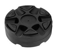 Juqrelith Puck de Hockey, Textura Densa, Superficie Brillante y Plana, Plástico Duradero - Deslizamiento Fácil, Diseño Único, Entrenamiento Diario de Patinaje en Línea (Negro)