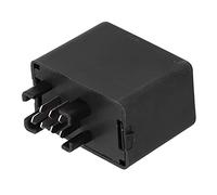 Juqrelith Relé Intermitente LED 7PIN 12V DC 5A, Normalmente Abierto, Plug and Play - Instalación Fácil, Duradero, Compatible con Autos y Motos