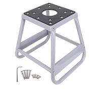 Juqrelith Soporte para Moto de Cross, Madera Desmontable, Carga 363kg, Superficie Antideslizante, Plata - Alta Durabilidad, Fácil Transporte, Compatible con Varios Modelos Todo Terreno