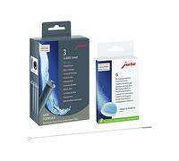 Jura Claris - Juego de 1 x QUVIDO - Juego de 3 Smart + 6 Jura Tabletas de limpieza + cepillo de limpieza