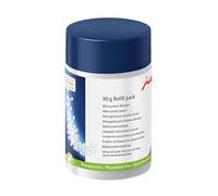 JURA Original - Minipastillas para limpieza del sistema de leche para 30 limpiezas - Certificación TÜV - Botella de recarga de 90 g - 24157
