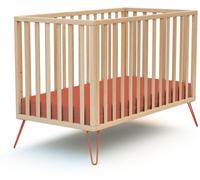 Jurababy Cuna madera Haya y Terracotta 60 x 120 cm