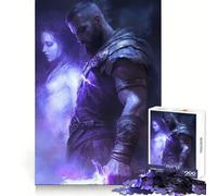 Juramento del Guerrero︰ Vínculo Etéreo Rompecabezas para Adolescentes 1000 Piezas Habilidad Intelectual Escape Tranquilo Unirse Limpio (38x26cm)