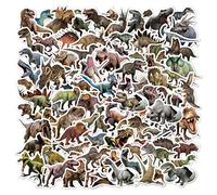 Jurásico Dinosaurios Pegatinas 100 Piezas, Vinilo Stickers para Infantiles Adolescentes, Impermeables Pegatinas para Bicicleta Patineta Maletero Computadora Portátil