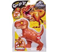 JURÁSICO MUNDO T-REX Figura 15cm SUPER SQUISHY Extensible Héroes Goo Jit Zu