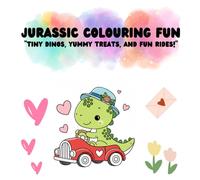 Jurassic Coloring Fun: “Tiny Dinos, Yummy Treats, and Fun Rides!”